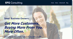 Desktop Screenshot of efgconsultinginc.com